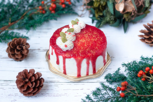数量限定!ワンちゃんのためのクリスマスケーキ「さつまいもとかぼちゃのルージュ ド ノエル」の予約受付を本日より開始